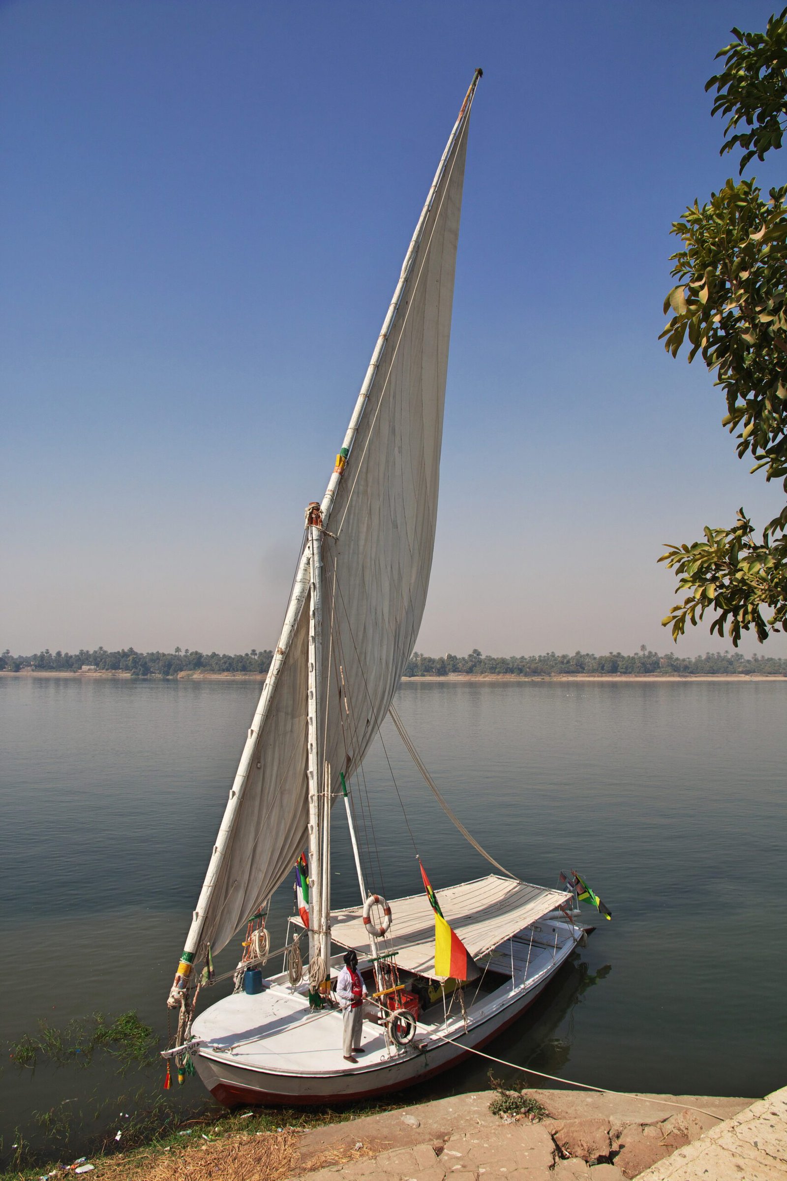felucca river nile egypt.