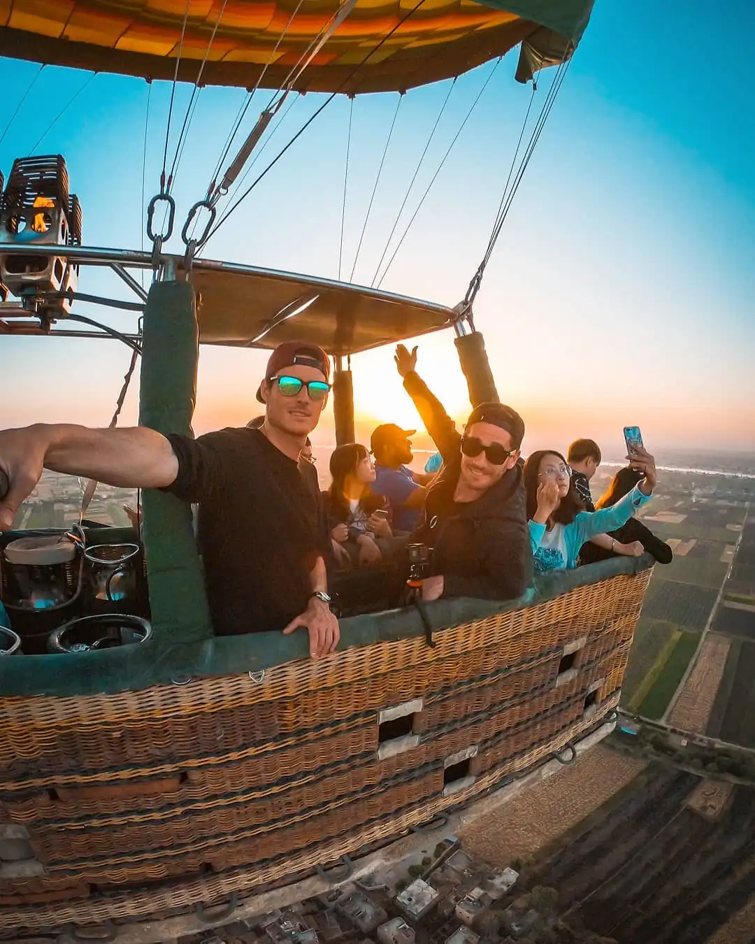 Hot Air Balloon Ride in Luxor....