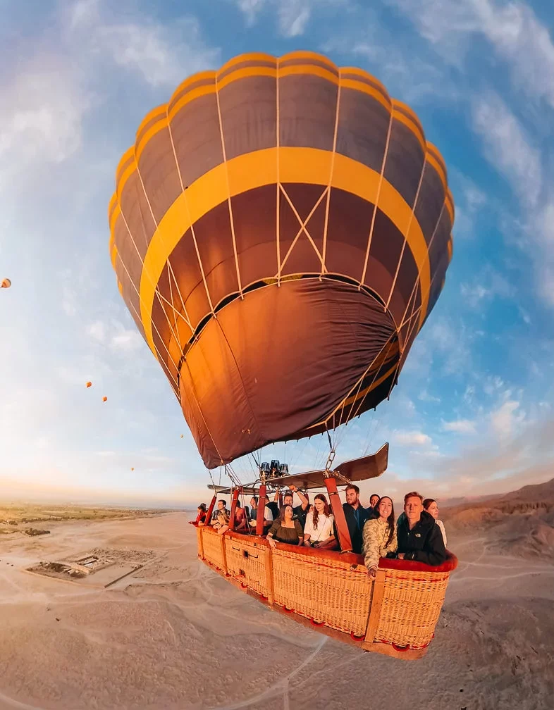 Hot Air Balloon Ride in Luxor..