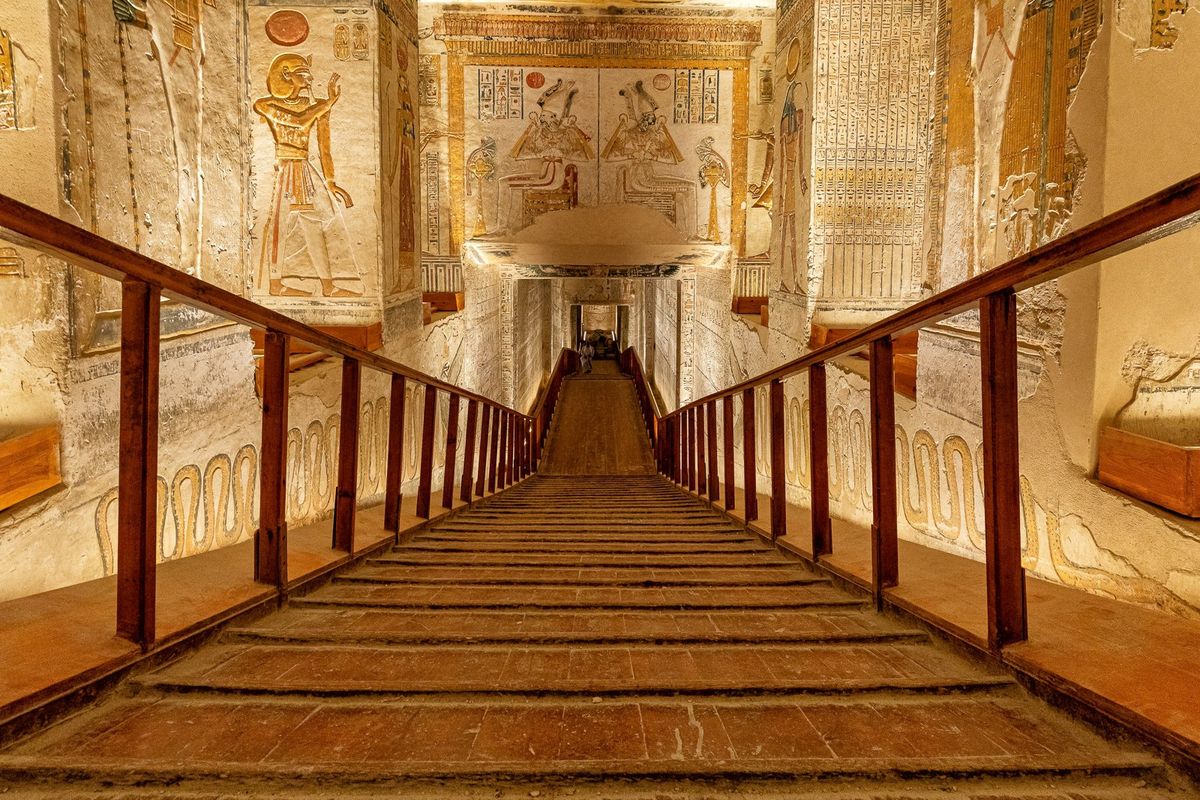 Tomb of Ramses V and VI, Valley of the Kings, Luxor, Egypt, Africa