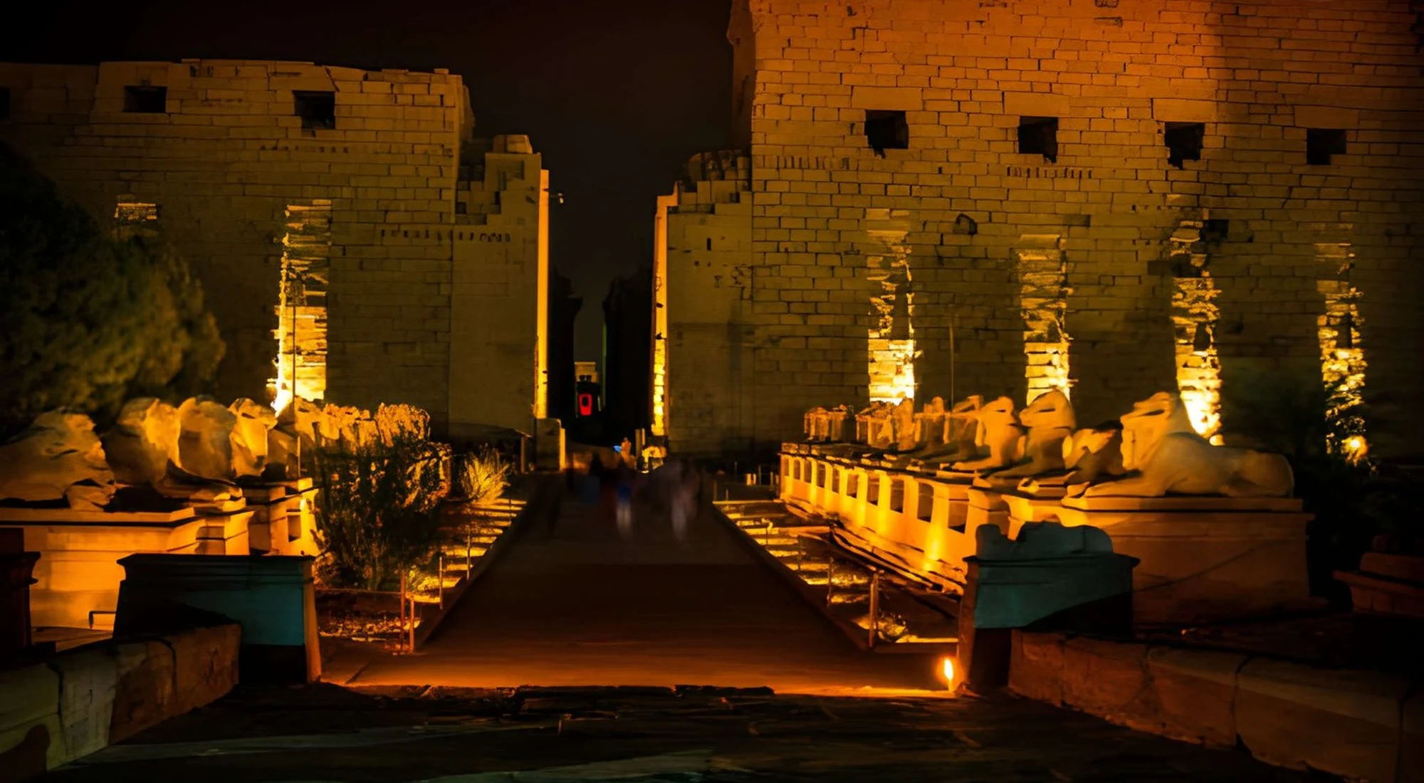 Sound and Light Show at Karnak Temple