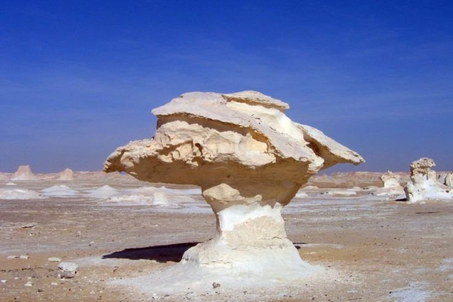 the Western Desert in Egypt