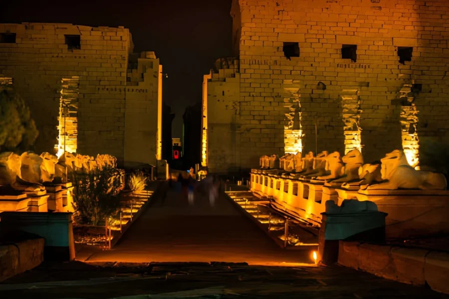 Sound and Light Show at Karnak Temple